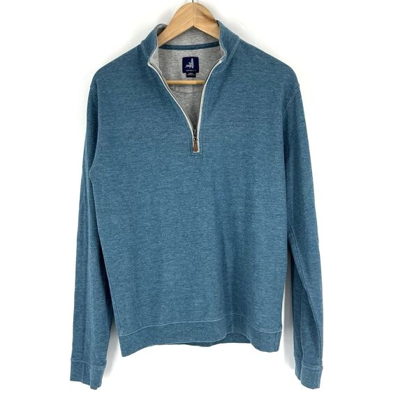 johnnie-O Other - Johnnie O Sweater Size Small Mens Blue Sully Pullover Mock Half Zip Sweatshirt